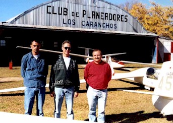 Instructores del curso de piloto de planeador