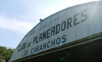 Hangar del Club de Planeadores Los Caranchos