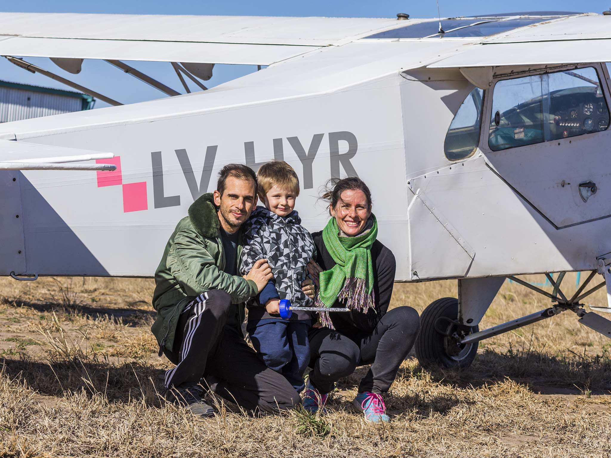 Visita de Lucas Ruesch, el carancho más pequeño