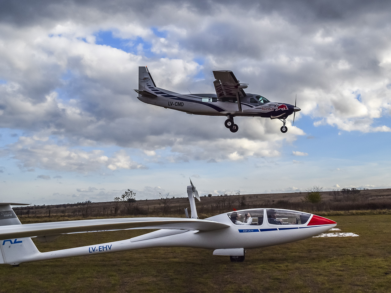 Actividad de vuelo en La Cumbre