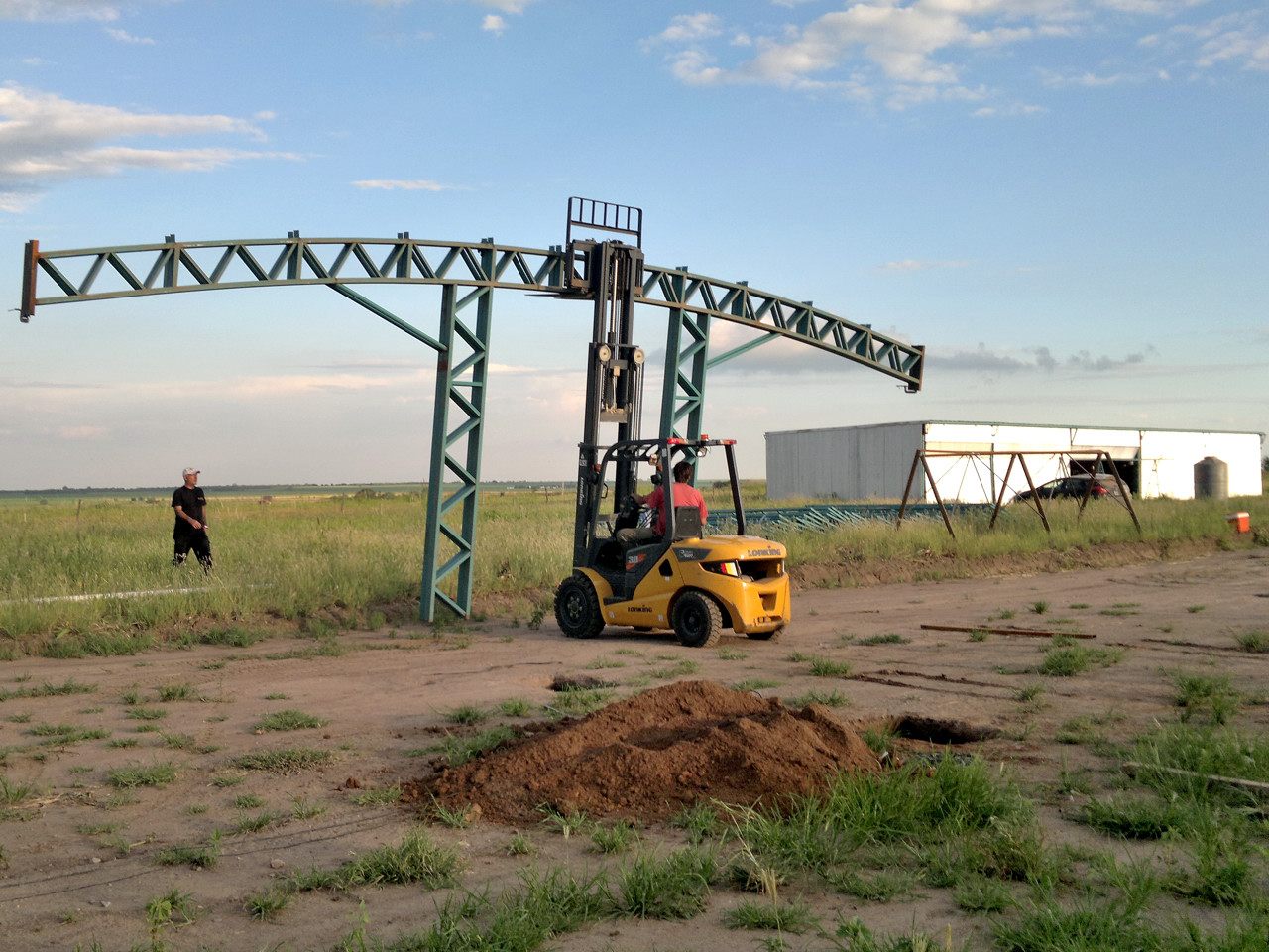 Hangar de aviones terminado en Despeñaderos