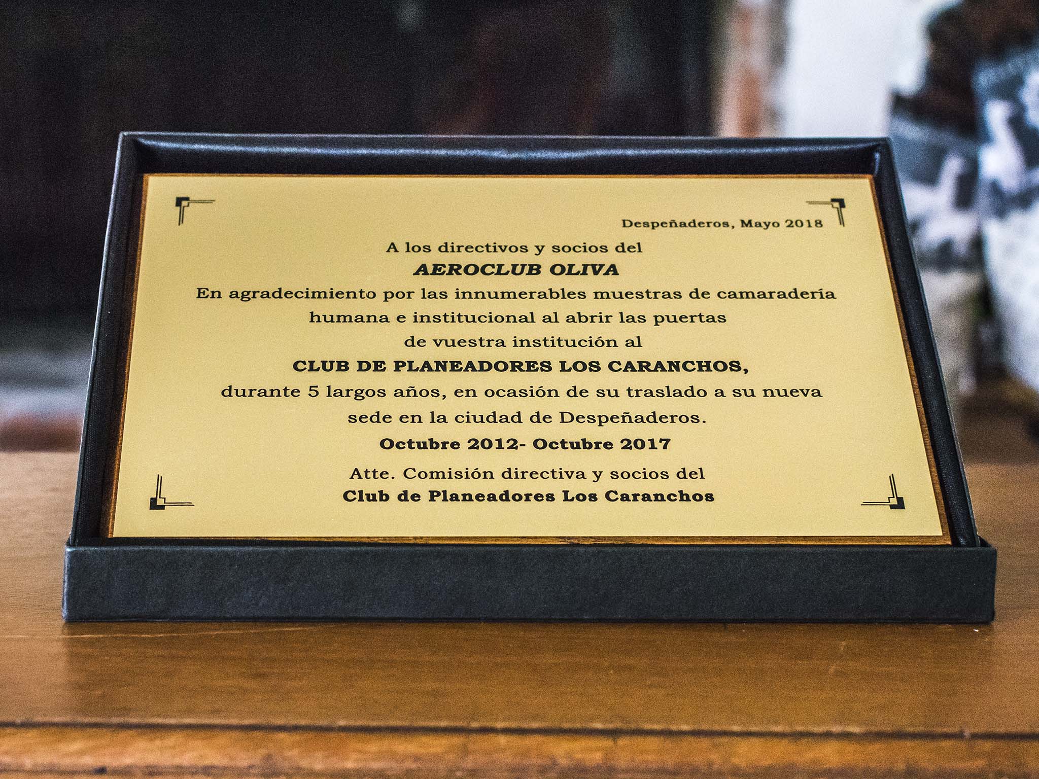 Asado de agradecimiento al Aeroclub Oliva