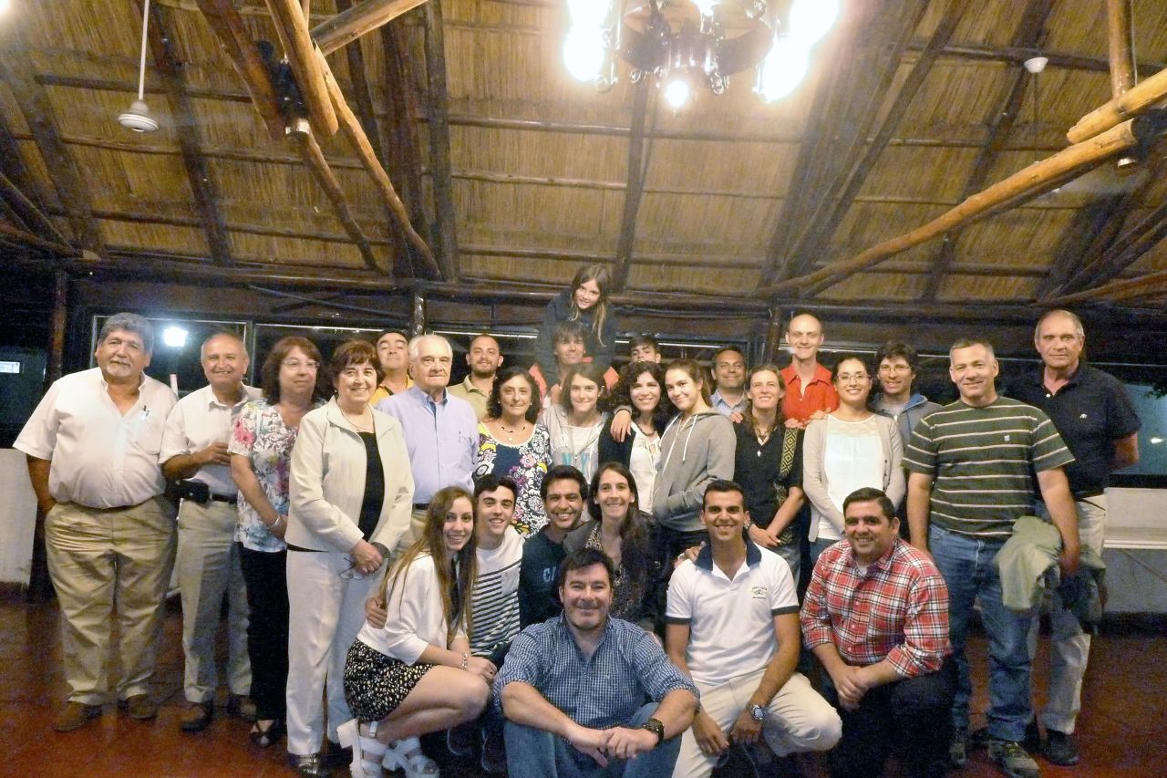 Cena de fin de año en el Círculo de Oficiales de la Fuerza Aérea