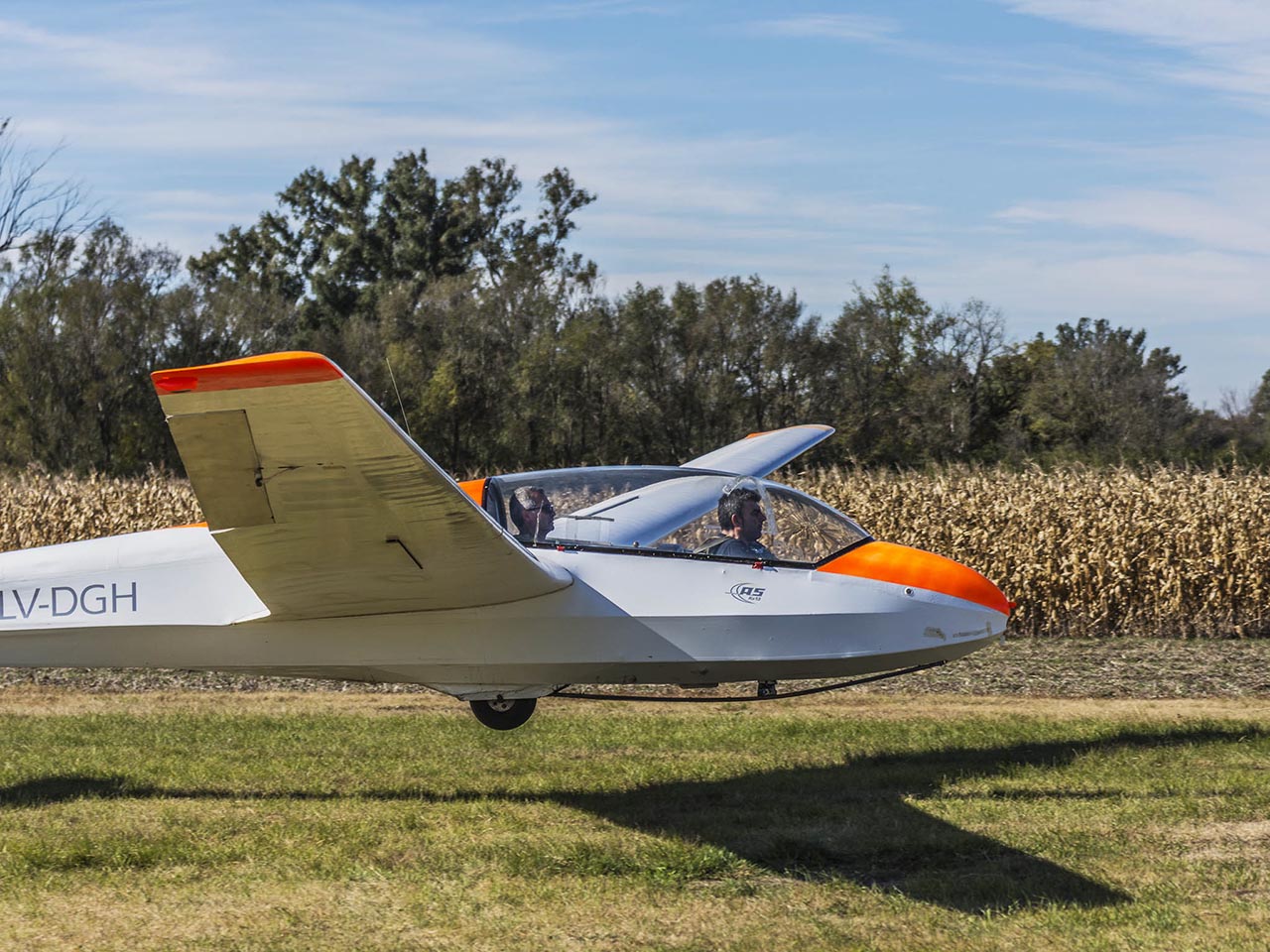 Examen de alumnos en el Aeroclub Oliva