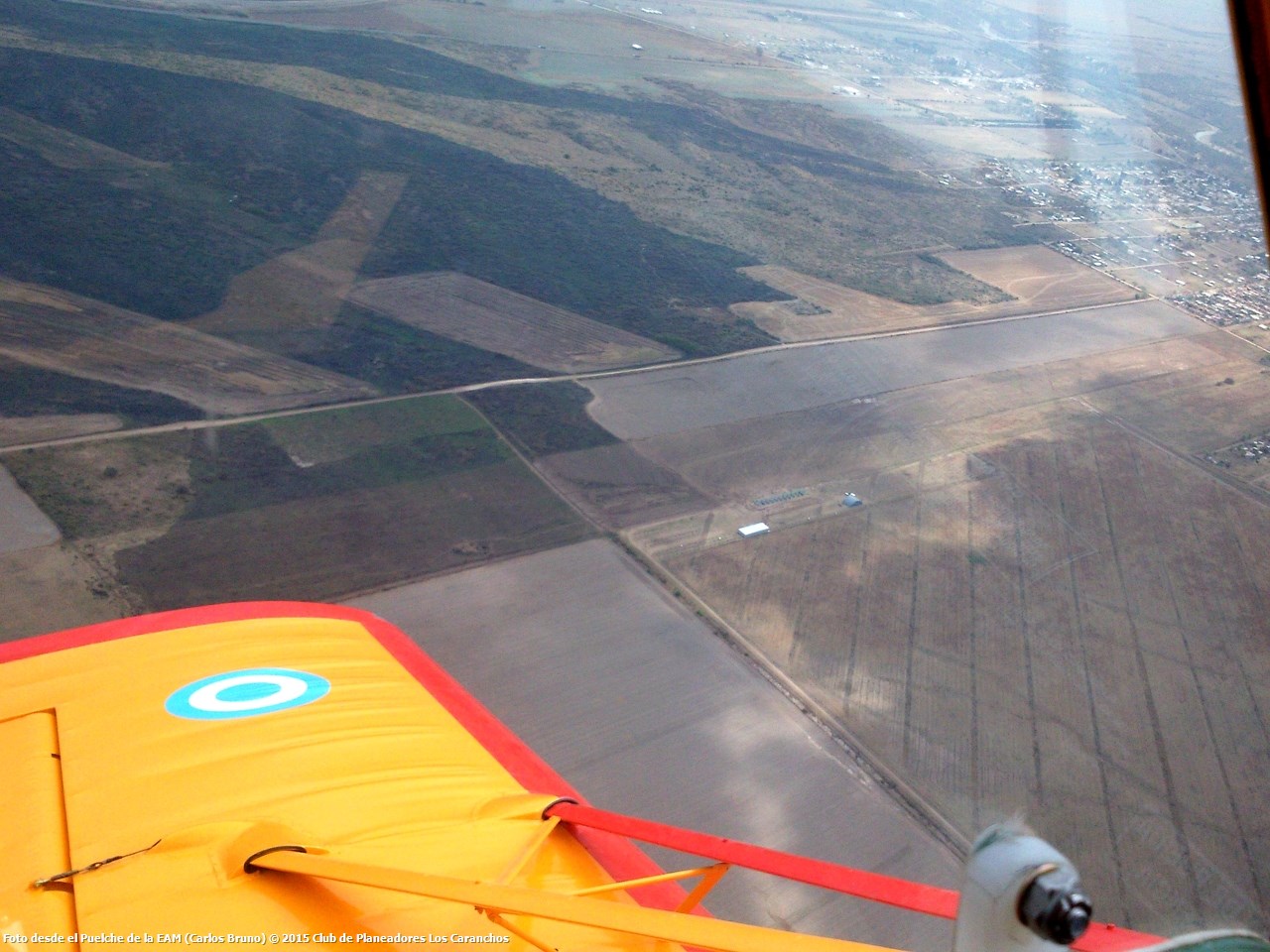 Foto aérea de las instalaciones y futura pista