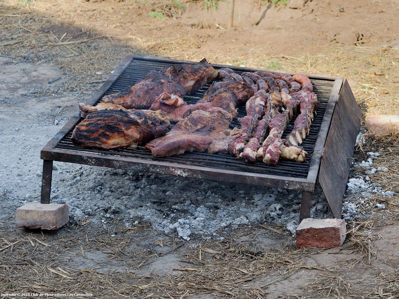 Asado de agradecimiento a los bomberos de Despeñaderos