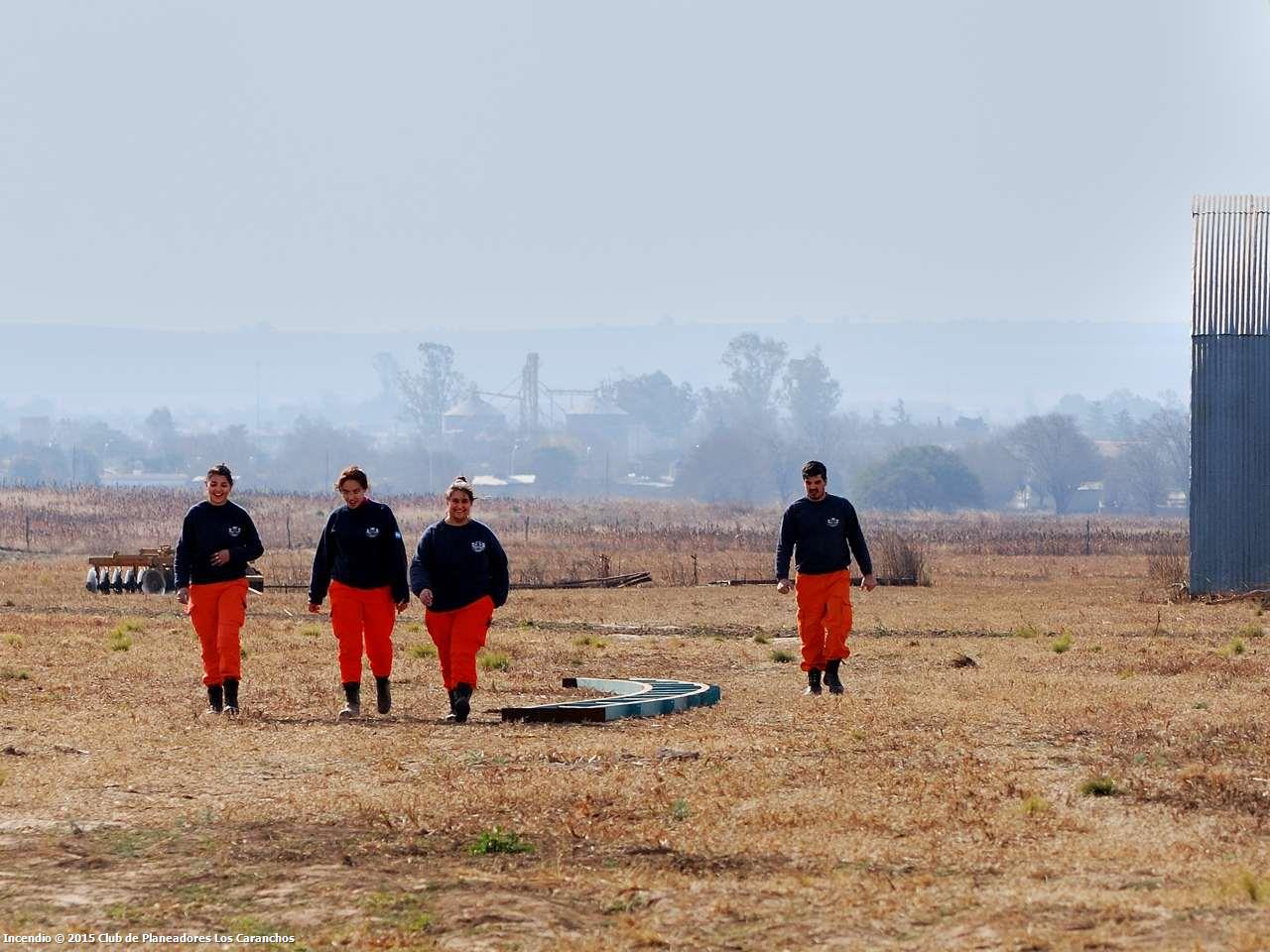 Asado de agradecimiento a los bomberos de Despeñaderos