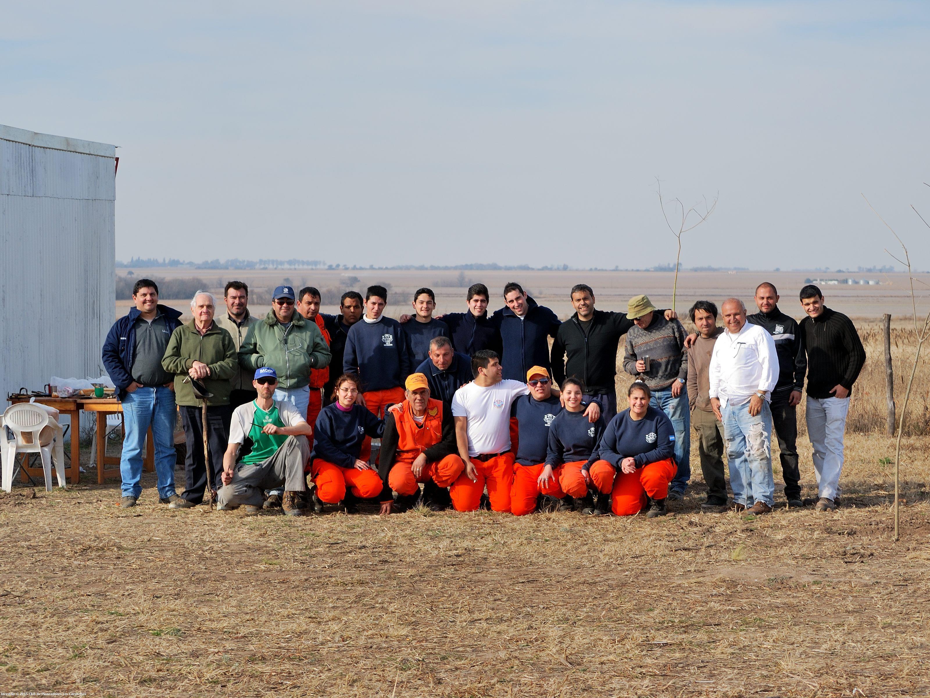 Asado de agradecimiento a los bomberos de Despeñaderos