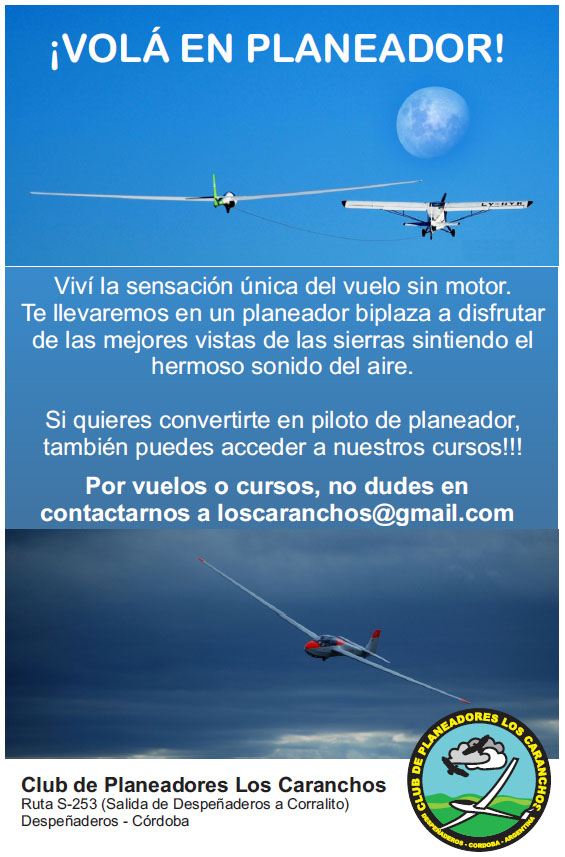 Volante informativo del Club Los Caranchos